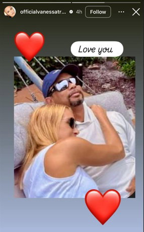 Vanessa's latest Insta Story