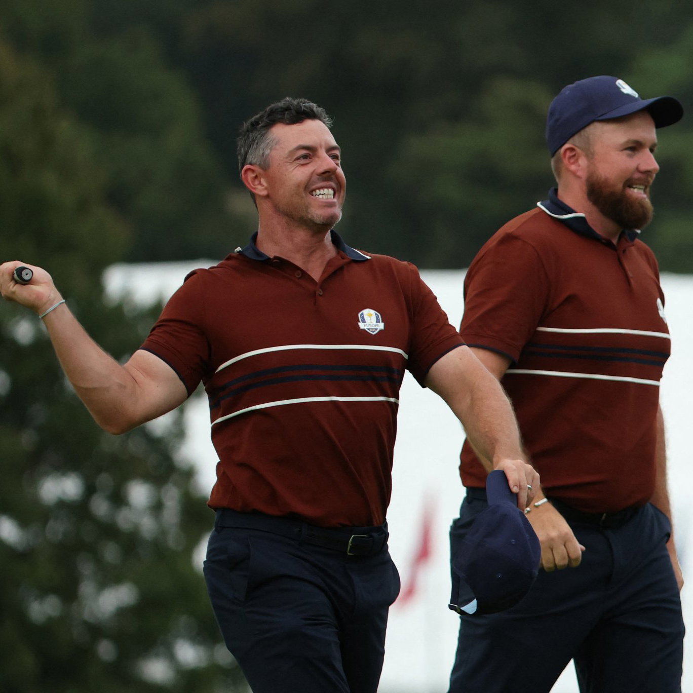 Rory McIlroy at the 2025 Ryder Cup