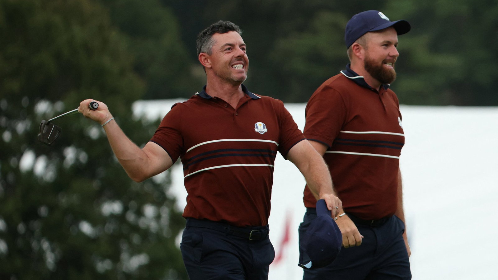 Rory McIlroy at the 2025 Ryder Cup
