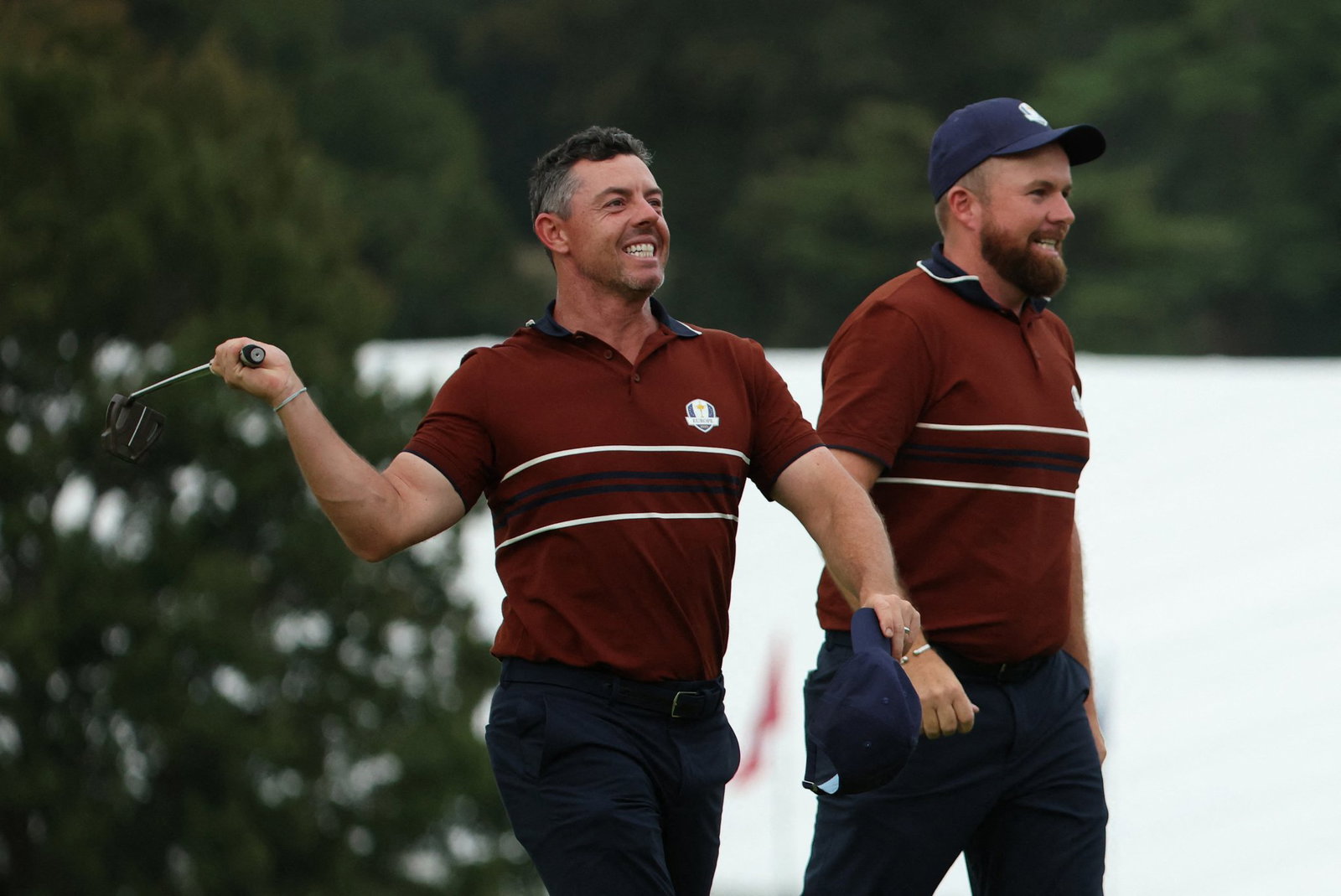 Rory McIlroy at the 2025 Ryder Cup