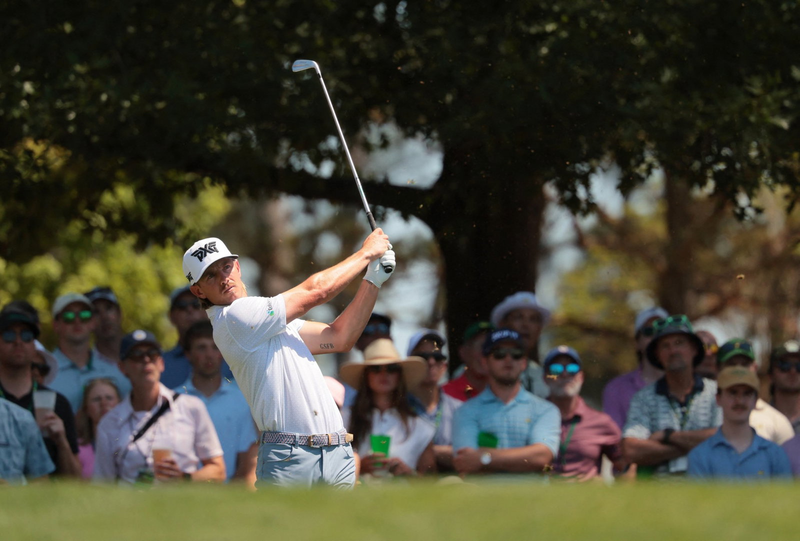 Knapp in action at The Masters