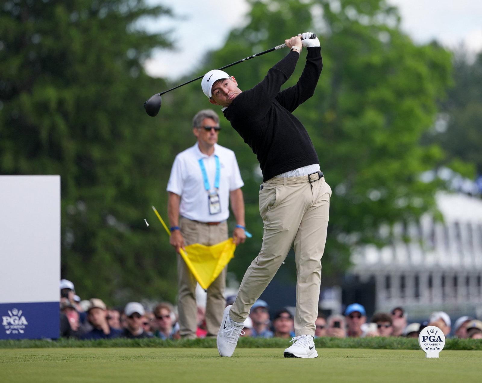 Rory McIlroy in first round PGA action 