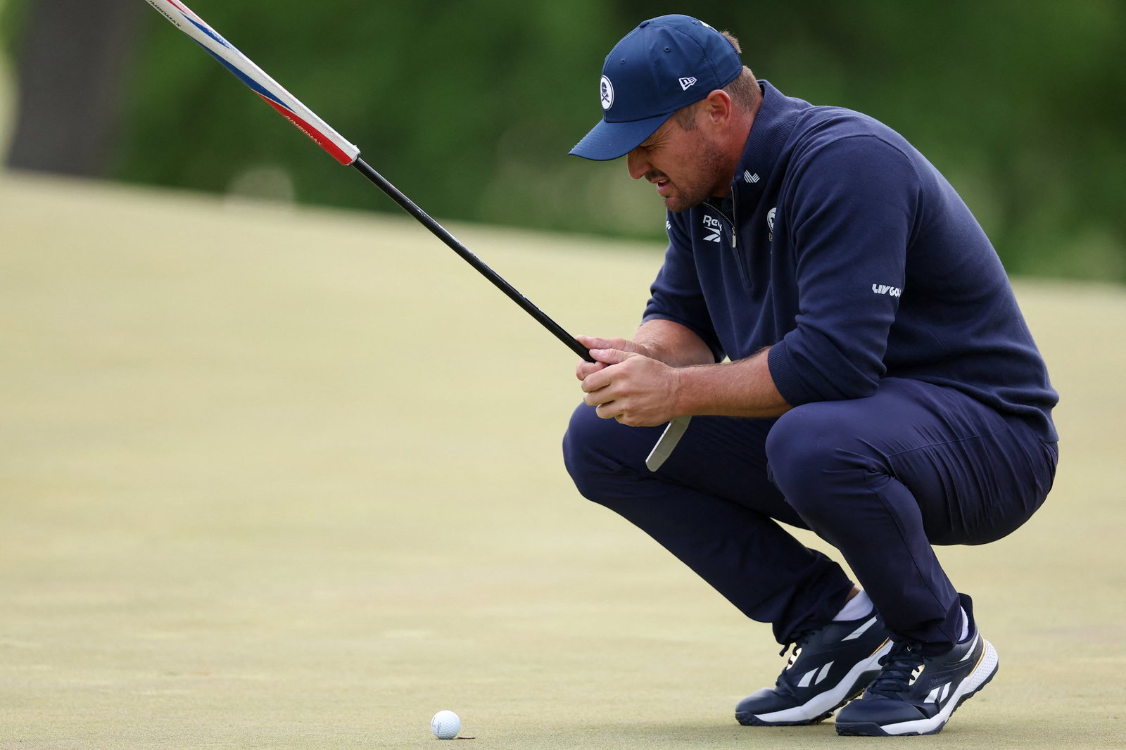 DeChambeau had a day to forget on the greens
