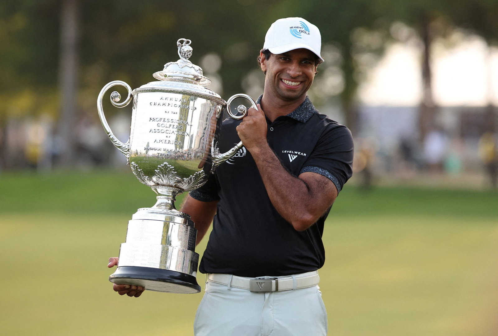 Rai won his first major title at the PGA