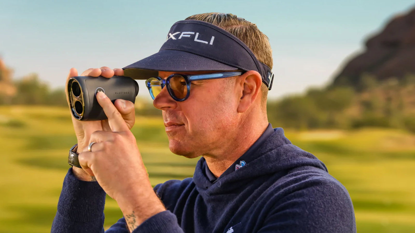 The Blue Tees Captain Pro. Courtesy Blue Tees Golf