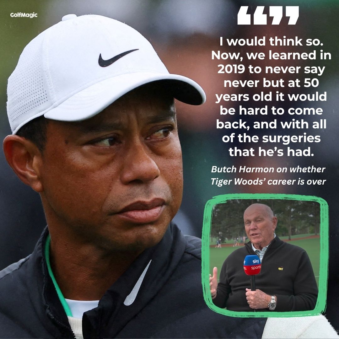 Tiger's former coach Butch Harmon believes his career may be over