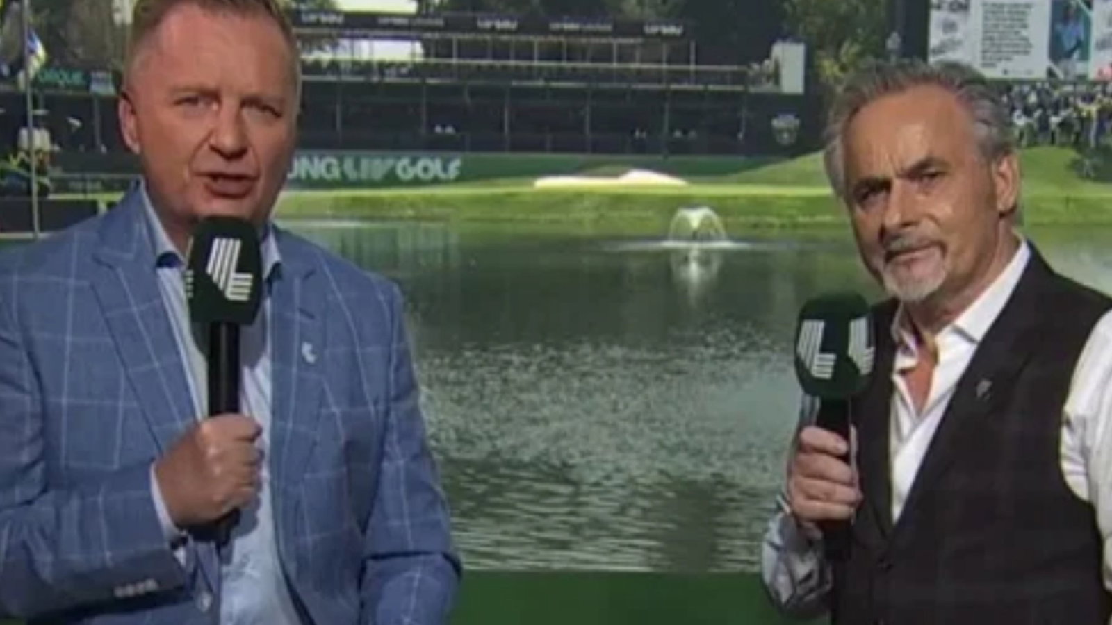 Arlo White and David Feherty 