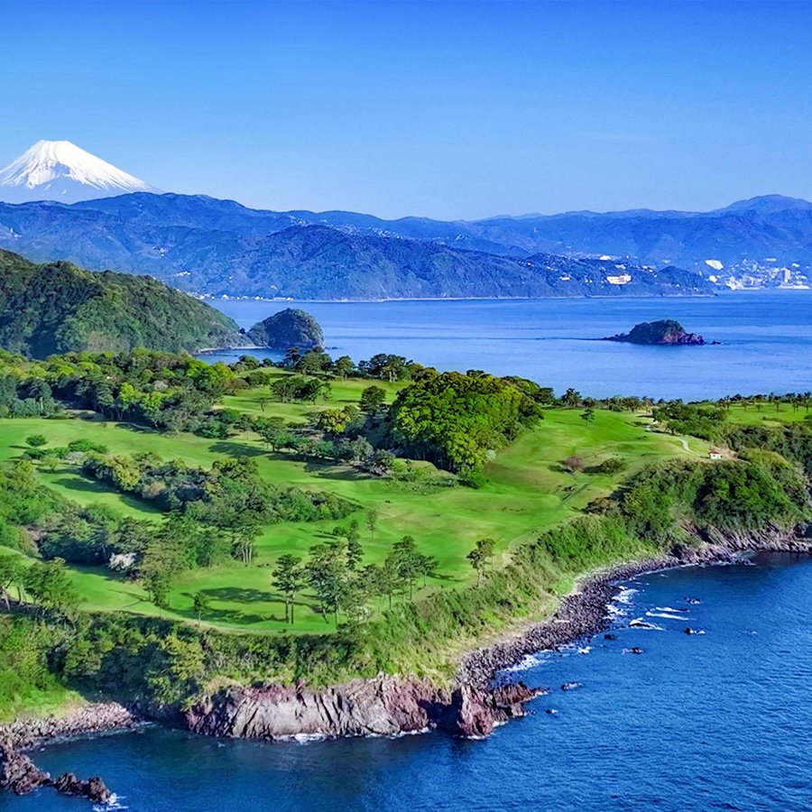 Kawana Hotel's Fuji course, the latest addition to Toptracer's virtual course line-up. Courtesy Kawana Hotel