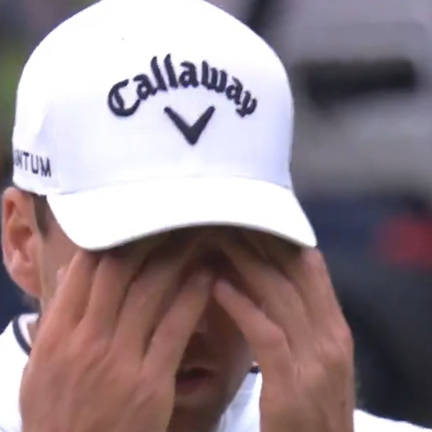 Mikael Lindberg reacts after first win 