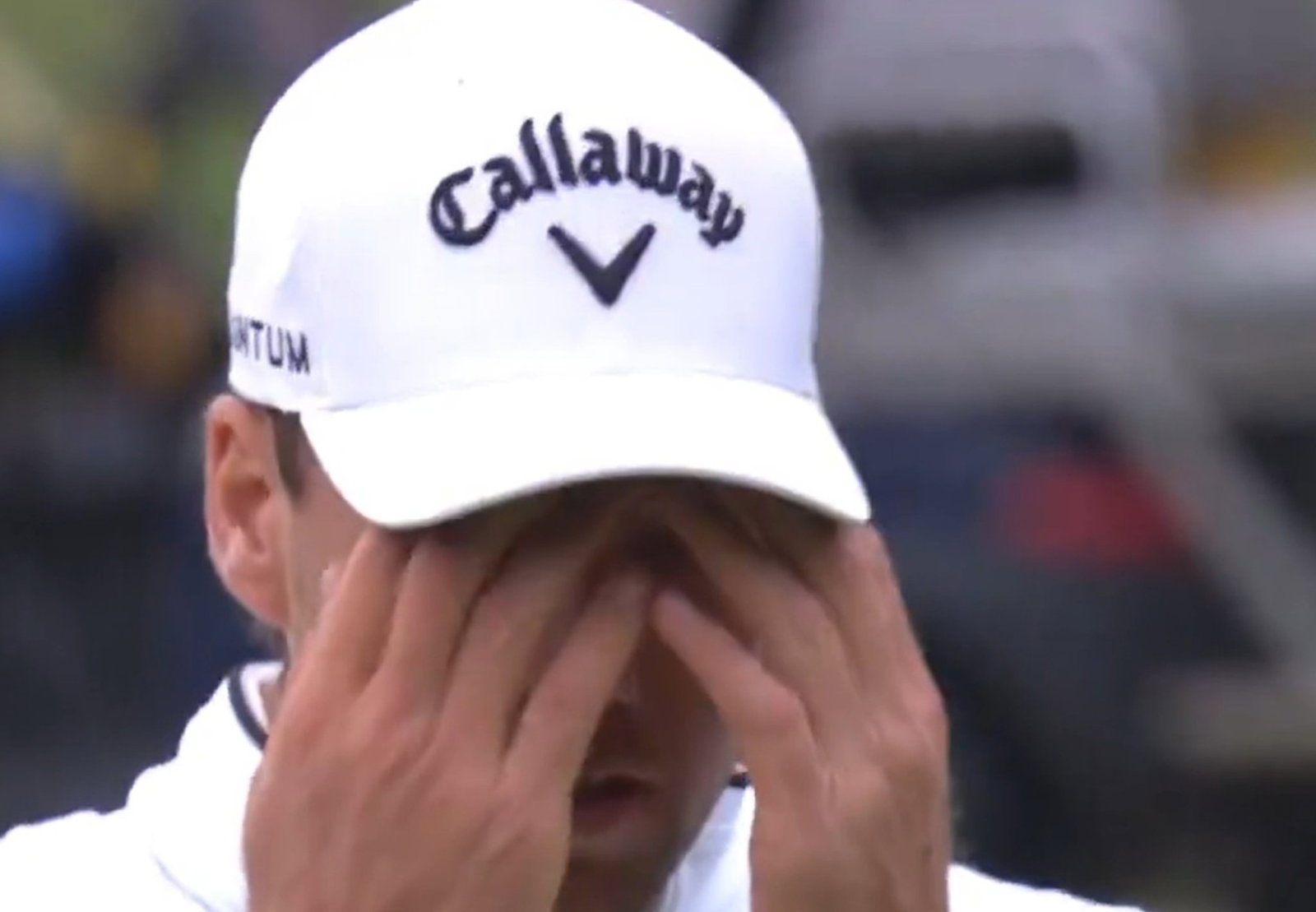 Mikael Lindberg reacts after first win 