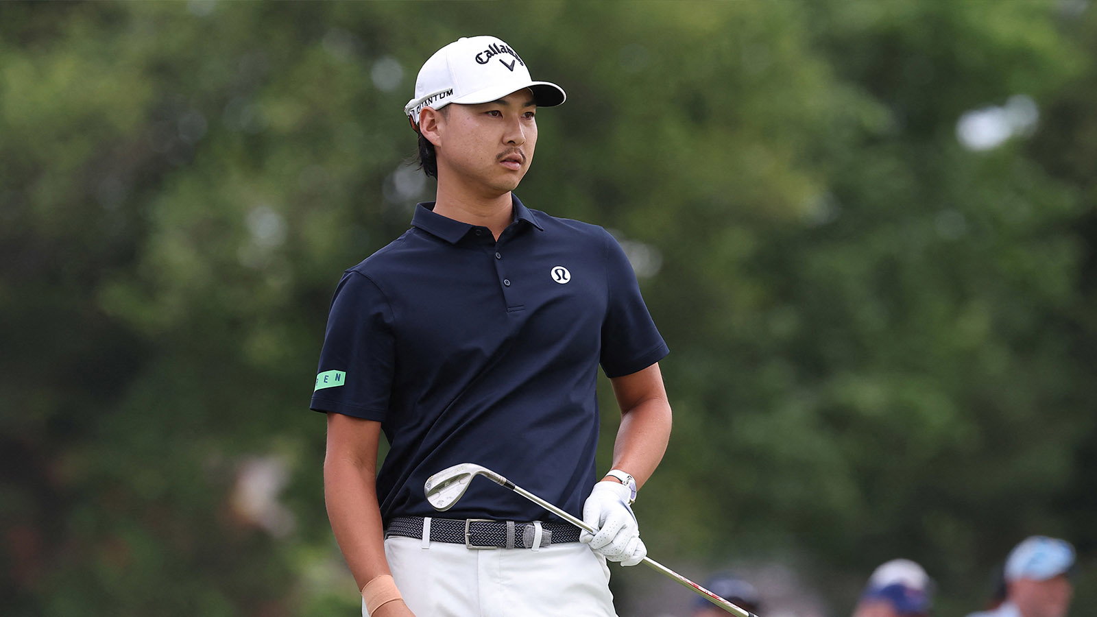 Min Woo Lee in play at the 2026 PGA Championship. Image: Reuters