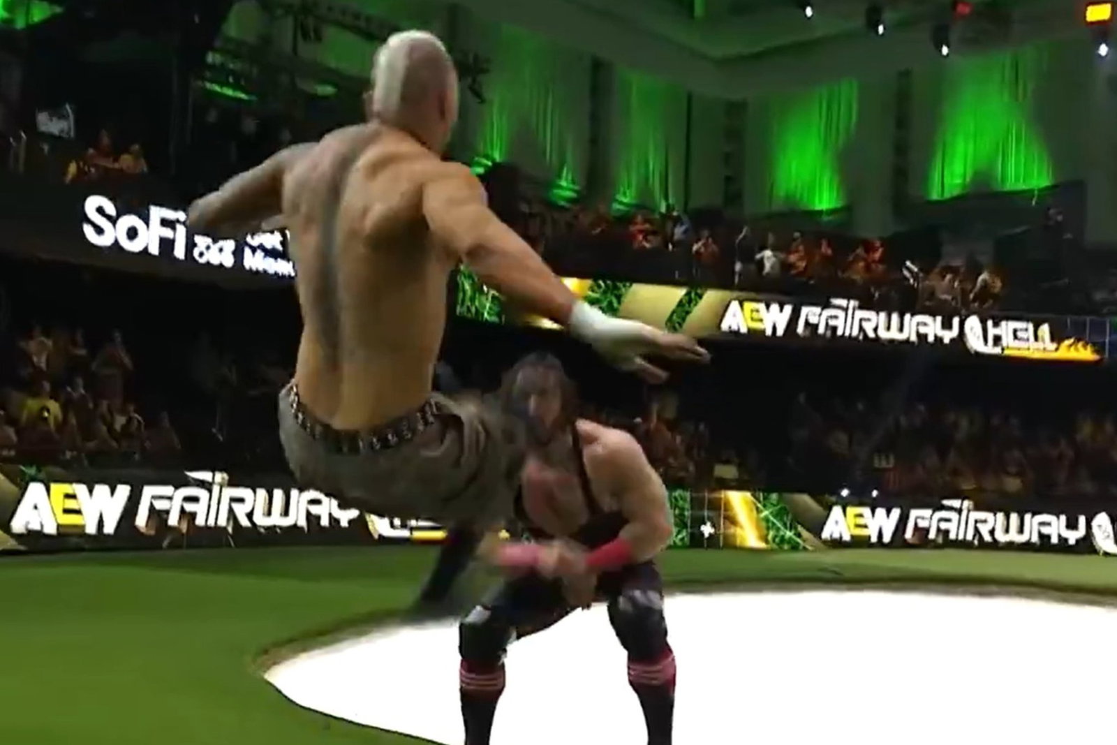 AEW takes over TGL arena