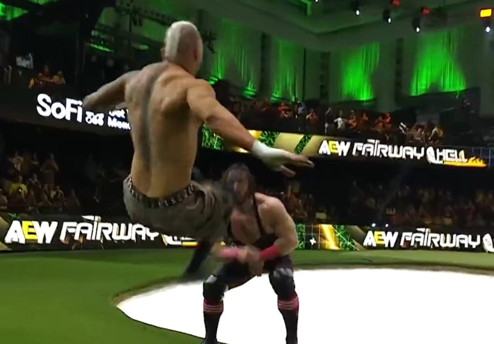AEW takes over TGL arena