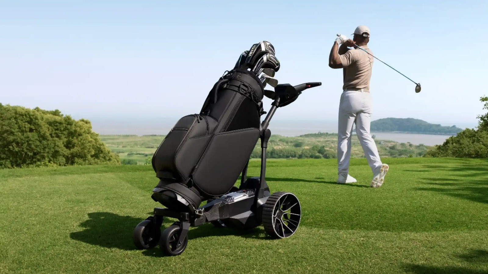 NAVEE's affordable follow trolley, the Birdie 3X. Courtesy NAVEE