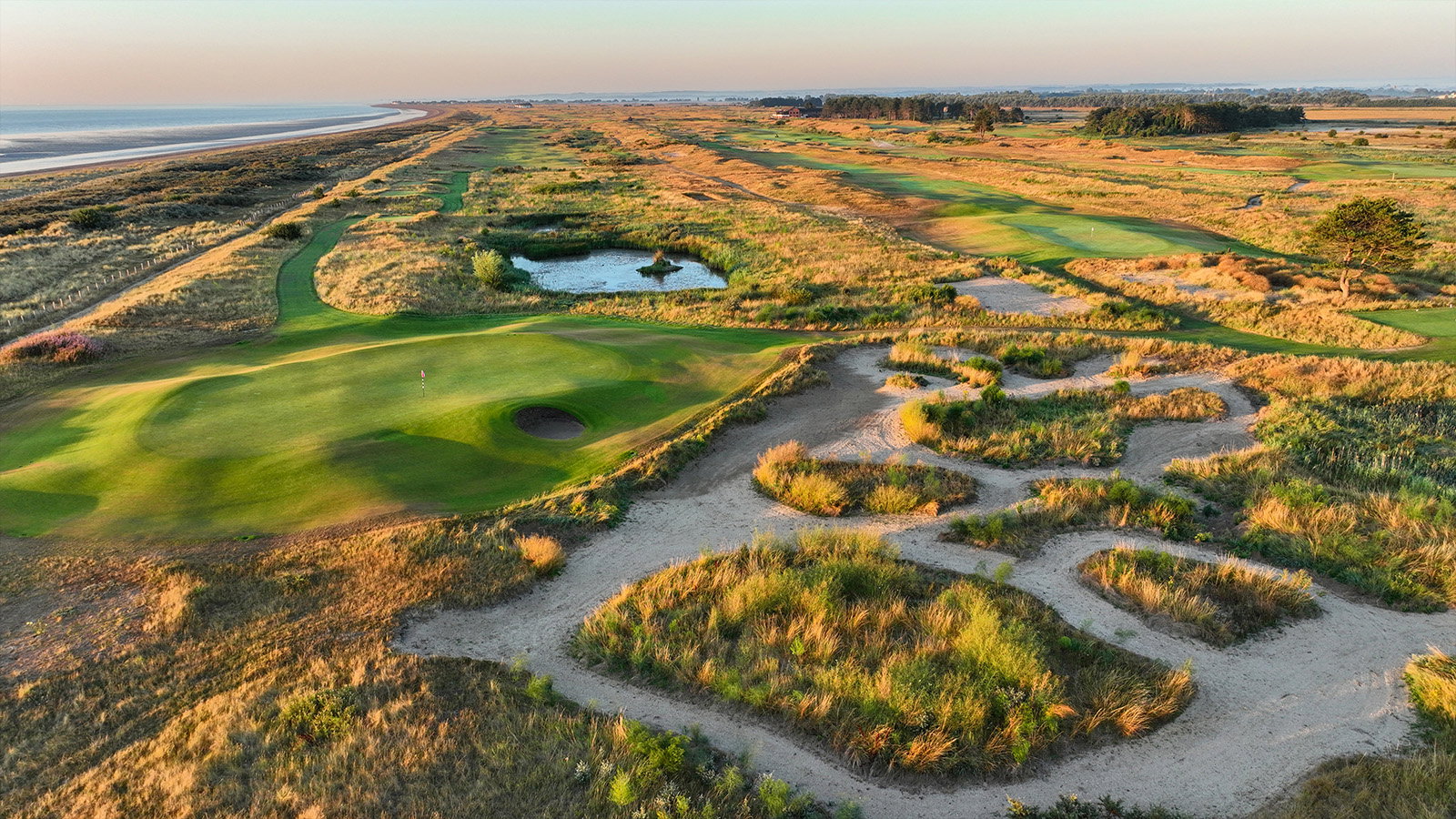 Three holes from the Himalaya nine will be used in the composite 'Laddie' course. Image: Courtesy Prince's Golf Club