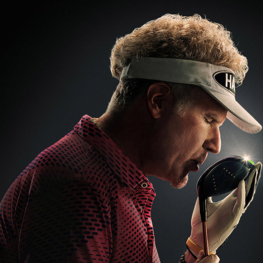 The teaser image for Netflix's new comedy golf series, The Hawk, starring Will Ferrell. Courtesy Netflix