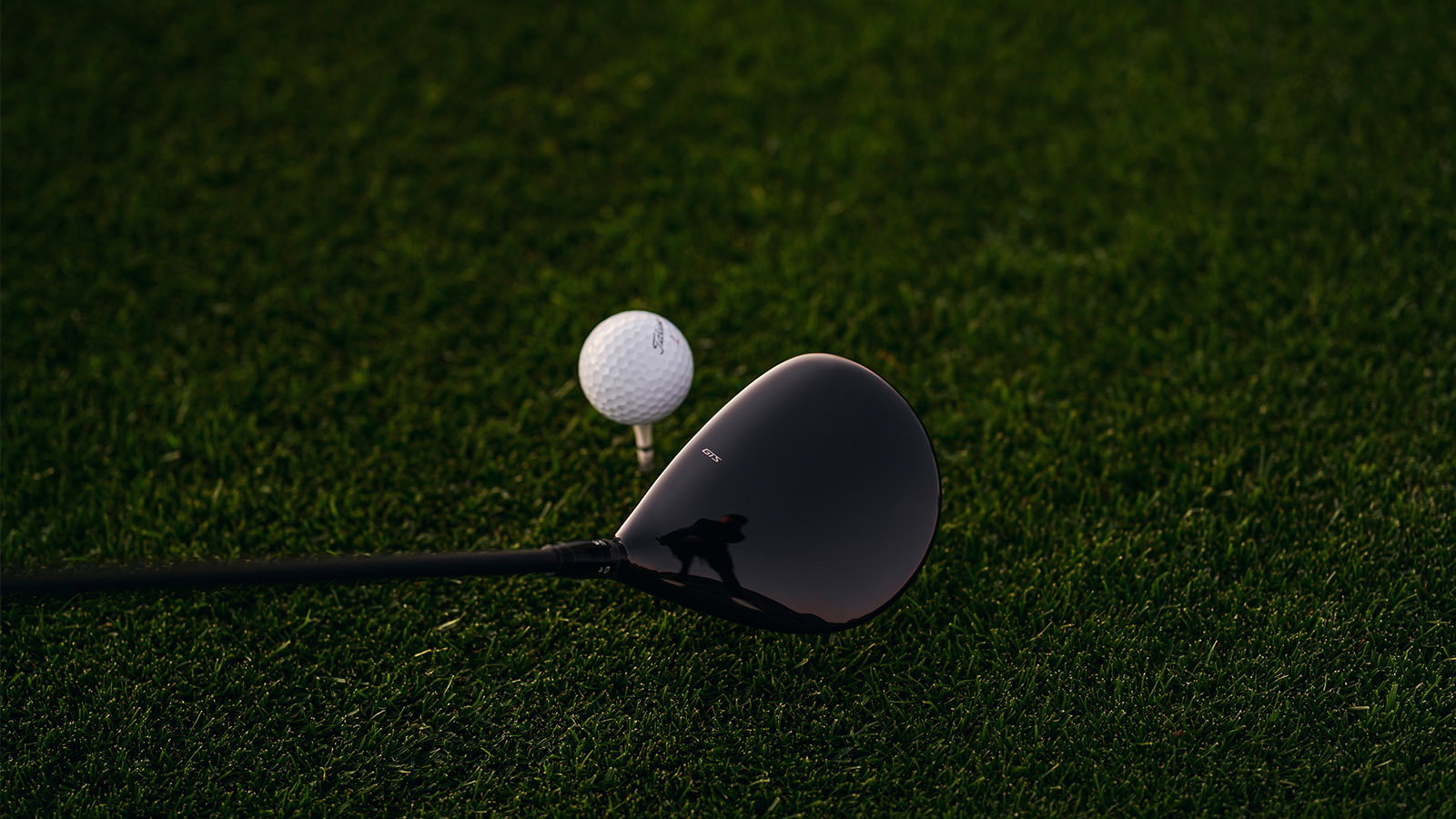 The Titleist GTS3 at address. Image: Courtesy Titleist