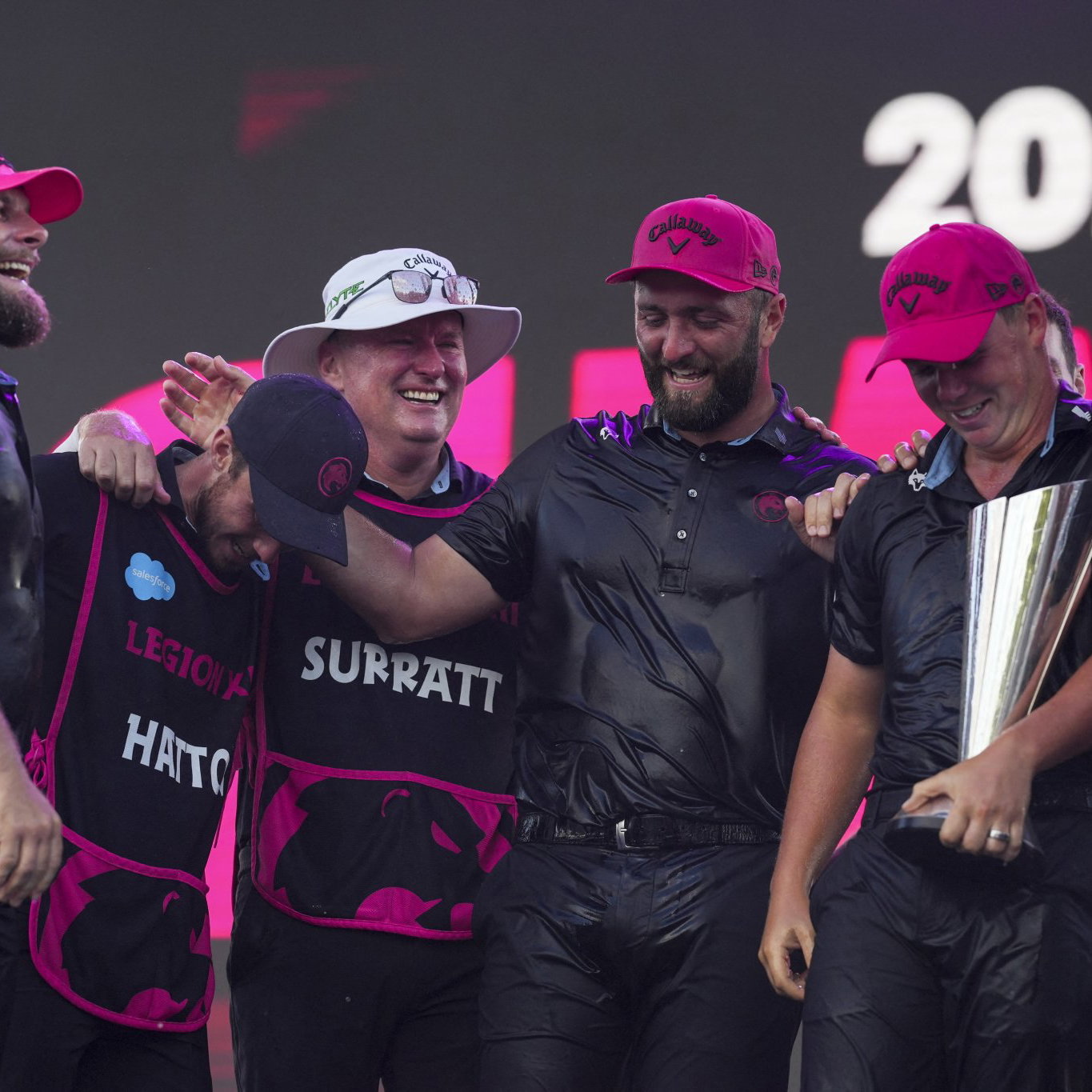 Jon Rahm and his LIV Golf teammates