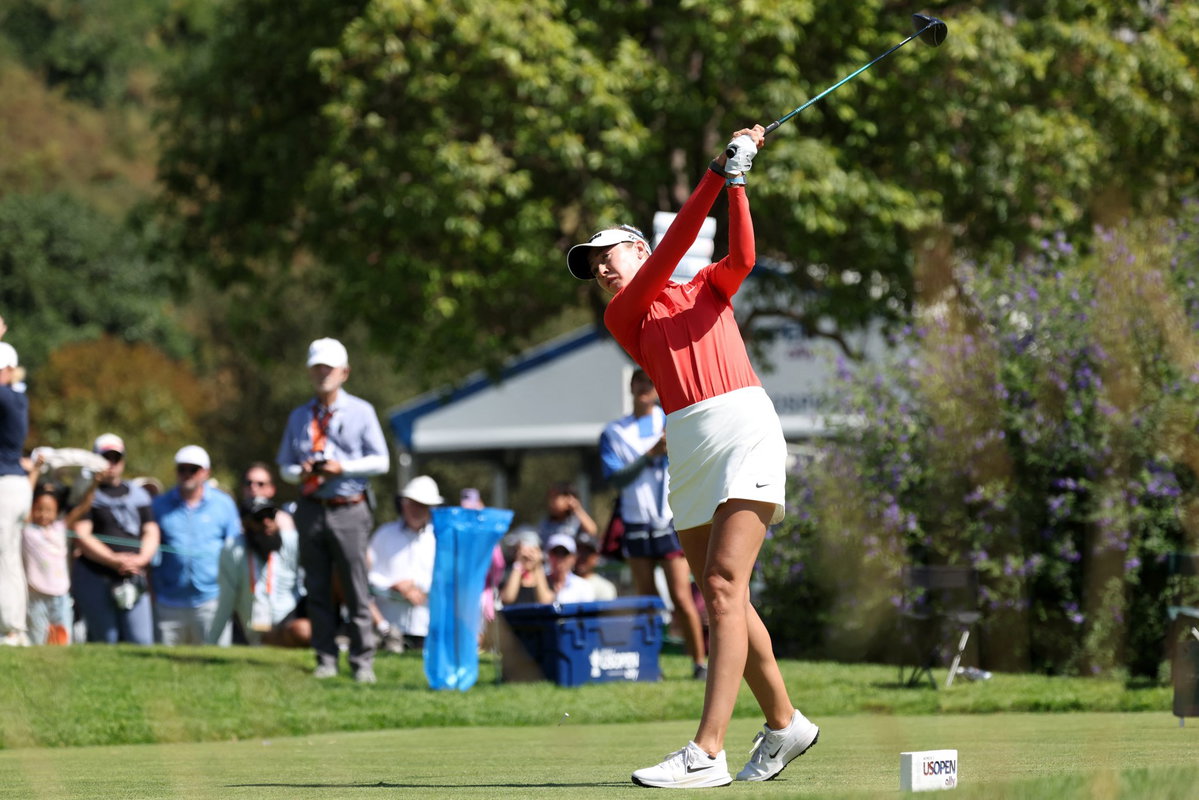 Nelly Korda storms into share of U.S. Women's Open lead as Charley Hull closes gap