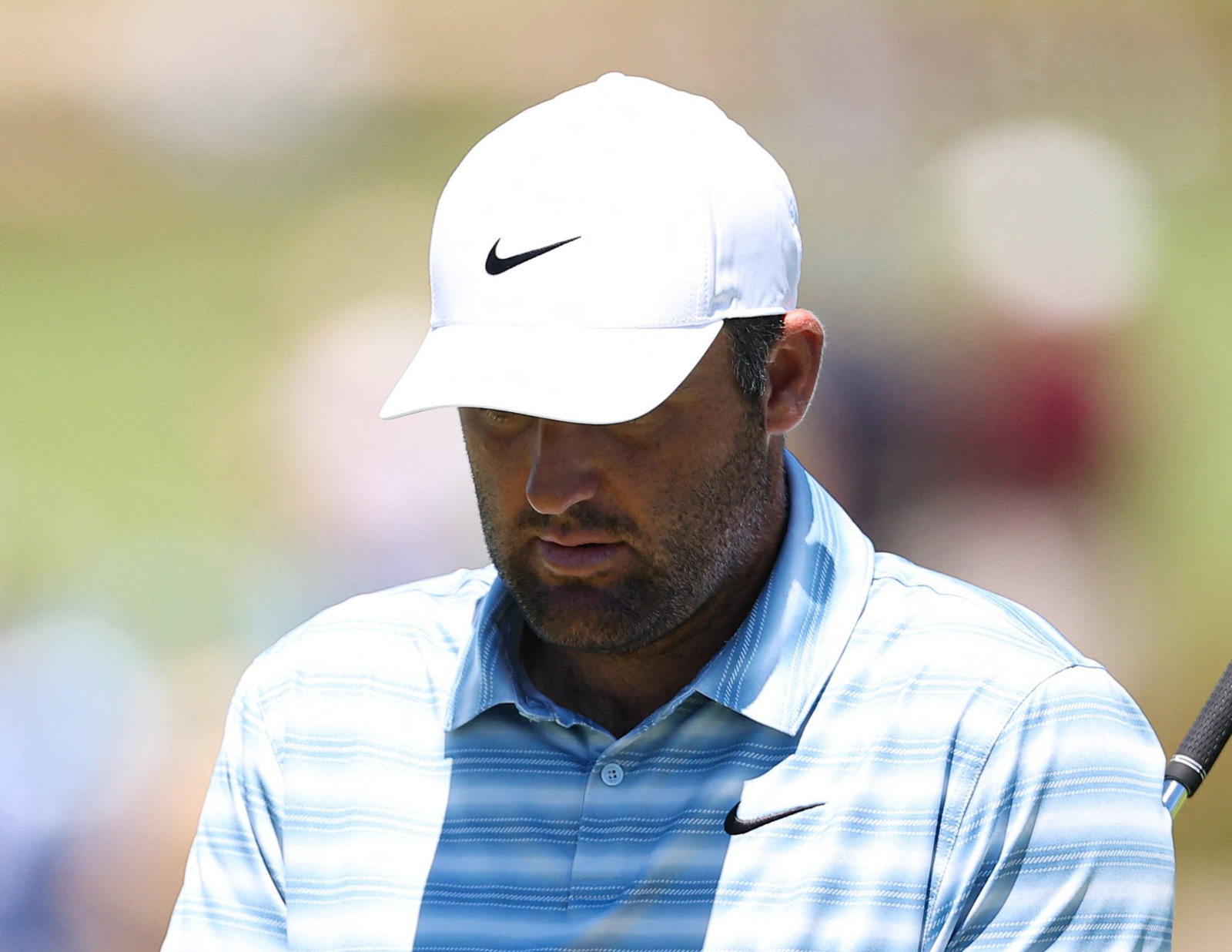 Scottie Scheffler has downplayed completing the grand slam on the first attempt