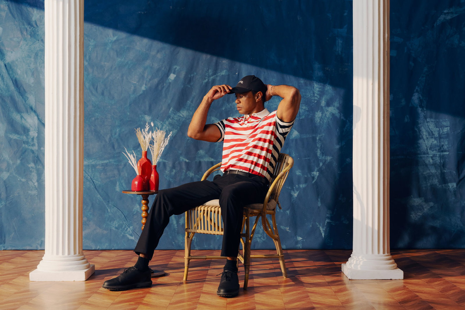 Tiger Woods in the new collection