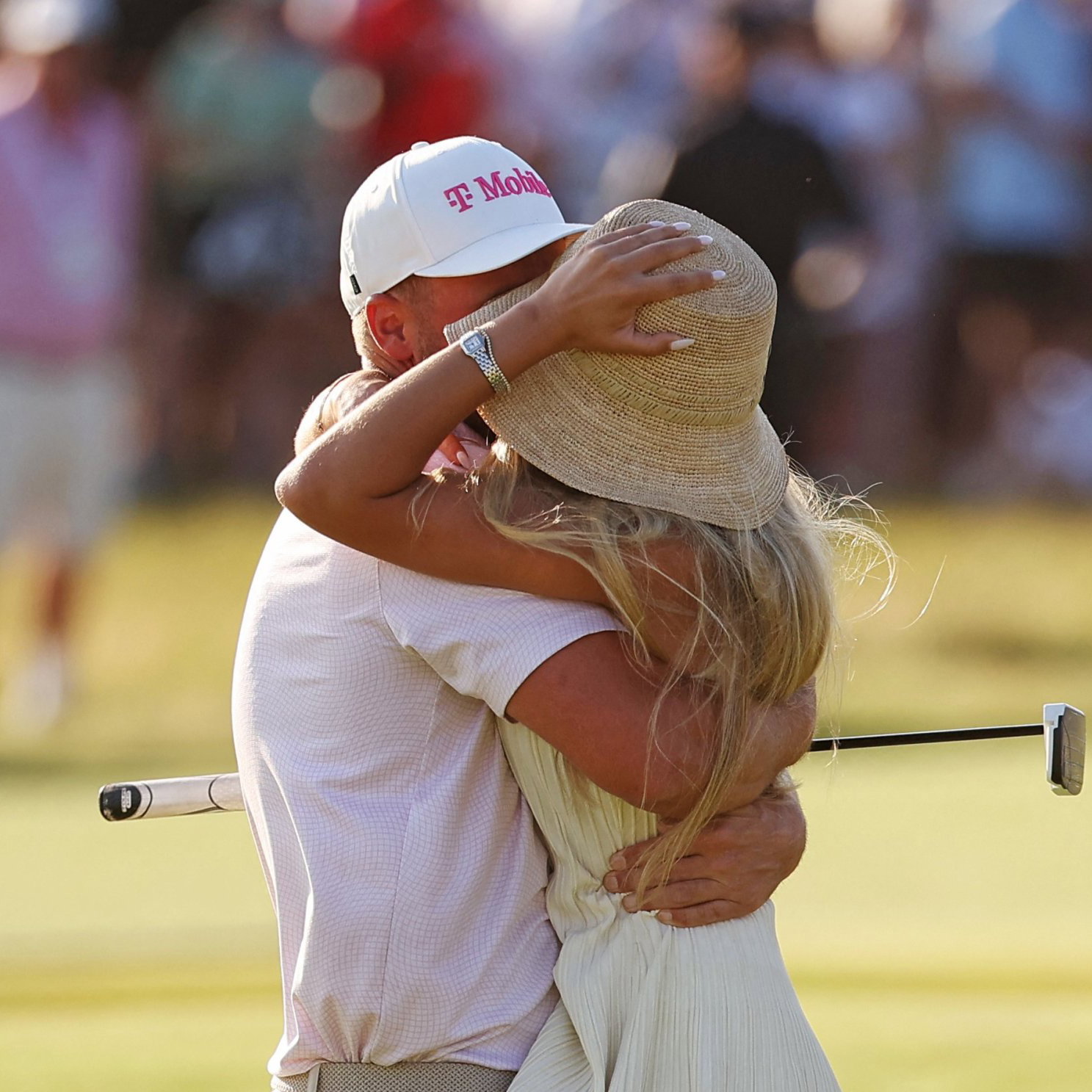 Wyndham Clark with girlfriend Emily Tanner