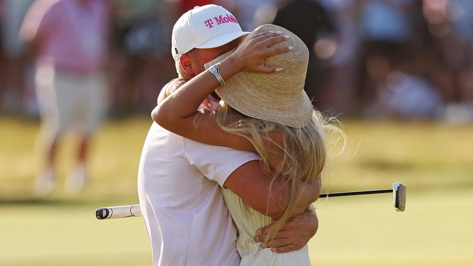 Wyndham Clark with girlfriend Emily Tanner