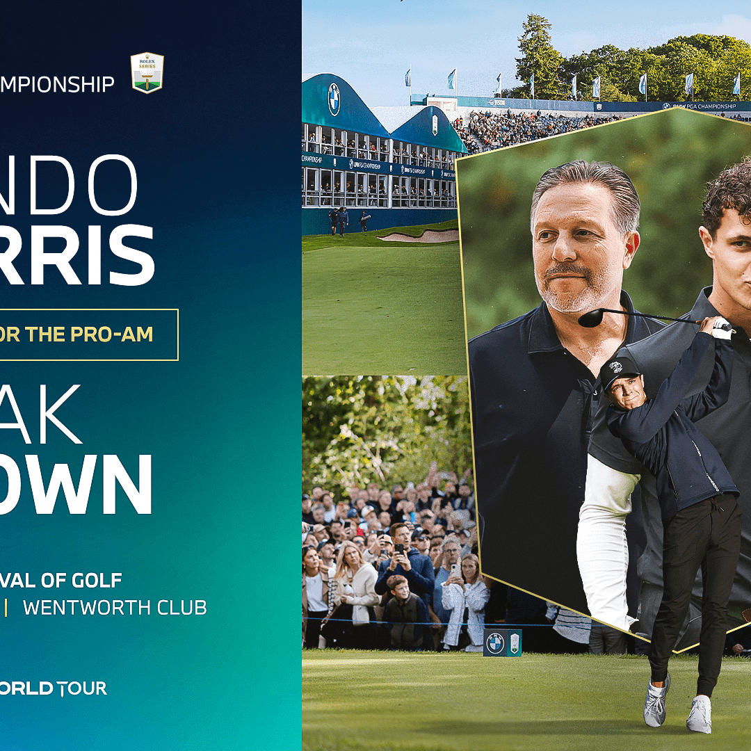 Norris and Brown confirmed for BMW PGA Pro-Am