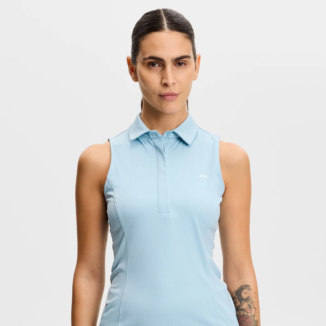 J.Lindeberg Dena Sleeveless Polo. Courtesy J.Lindeberg