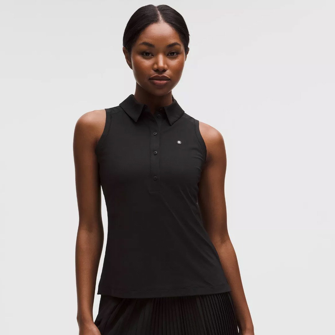 Lululemon Quick-Dry Sleeveless Polo Shirt. Courtesy Lululemon