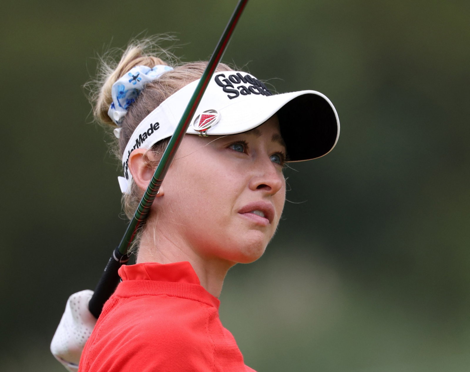 Nelly Korda struggled on day one of the U.S. Women's Open