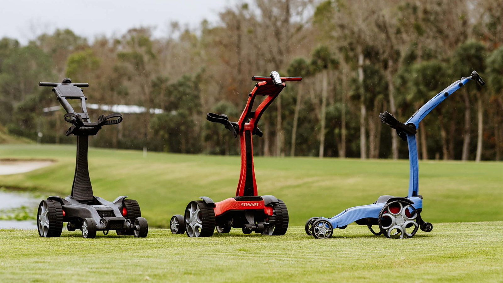 The Q-Follow is also available in a Carbon variant for an added fee. Courtesy Stewart Golf