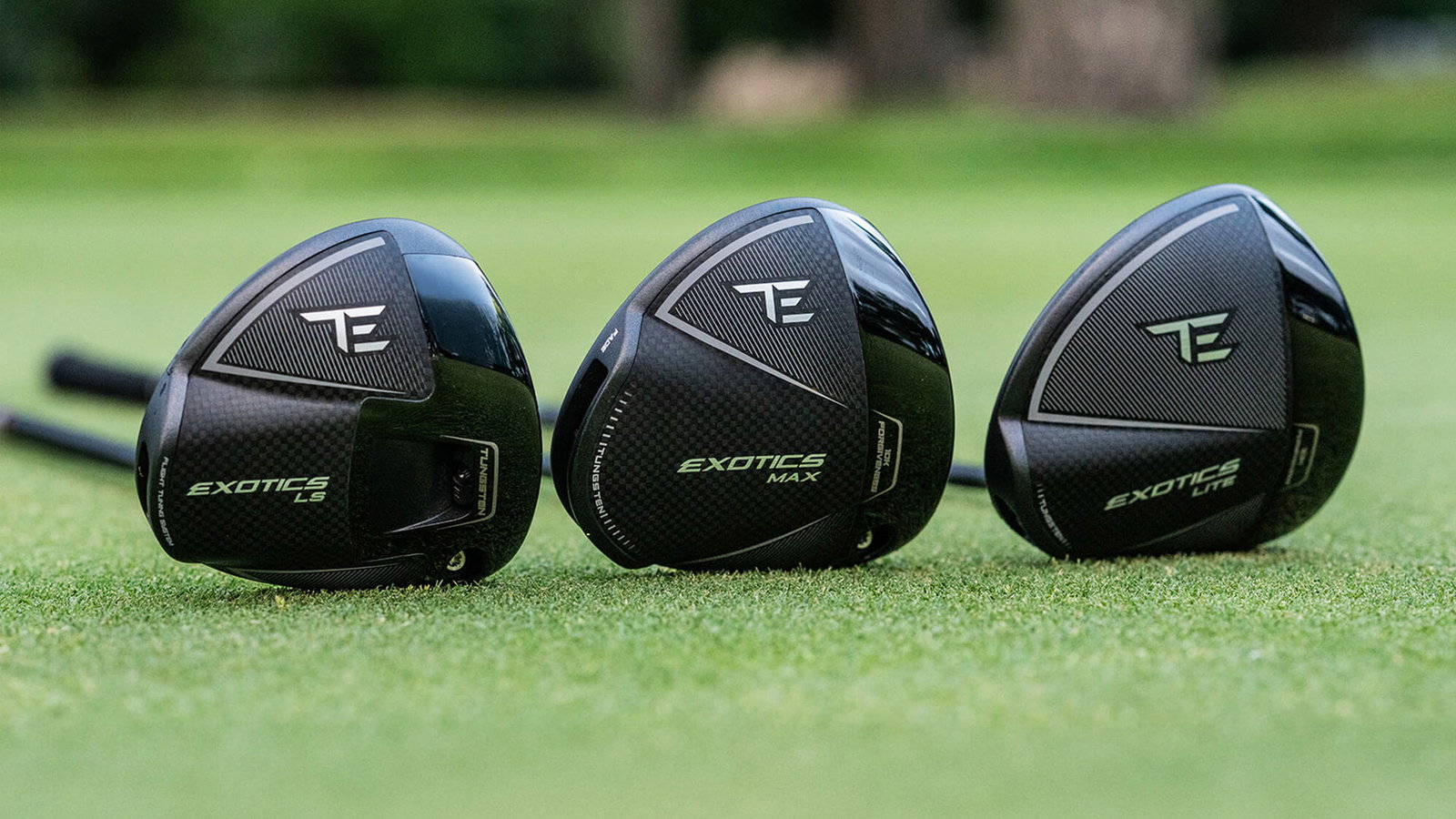 The new Tour Edge Exotics driver line-up. Courtesy Tour Edge