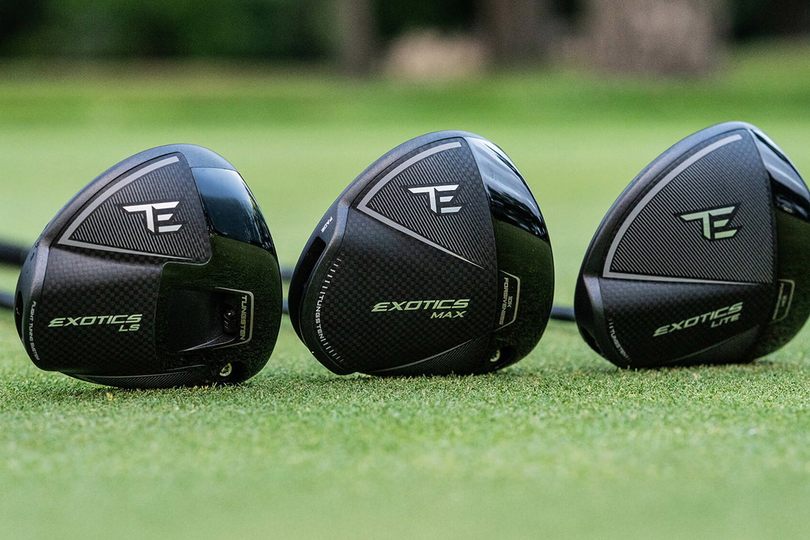 The new Tour Edge Exotics driver line-up. Courtesy Tour Edge