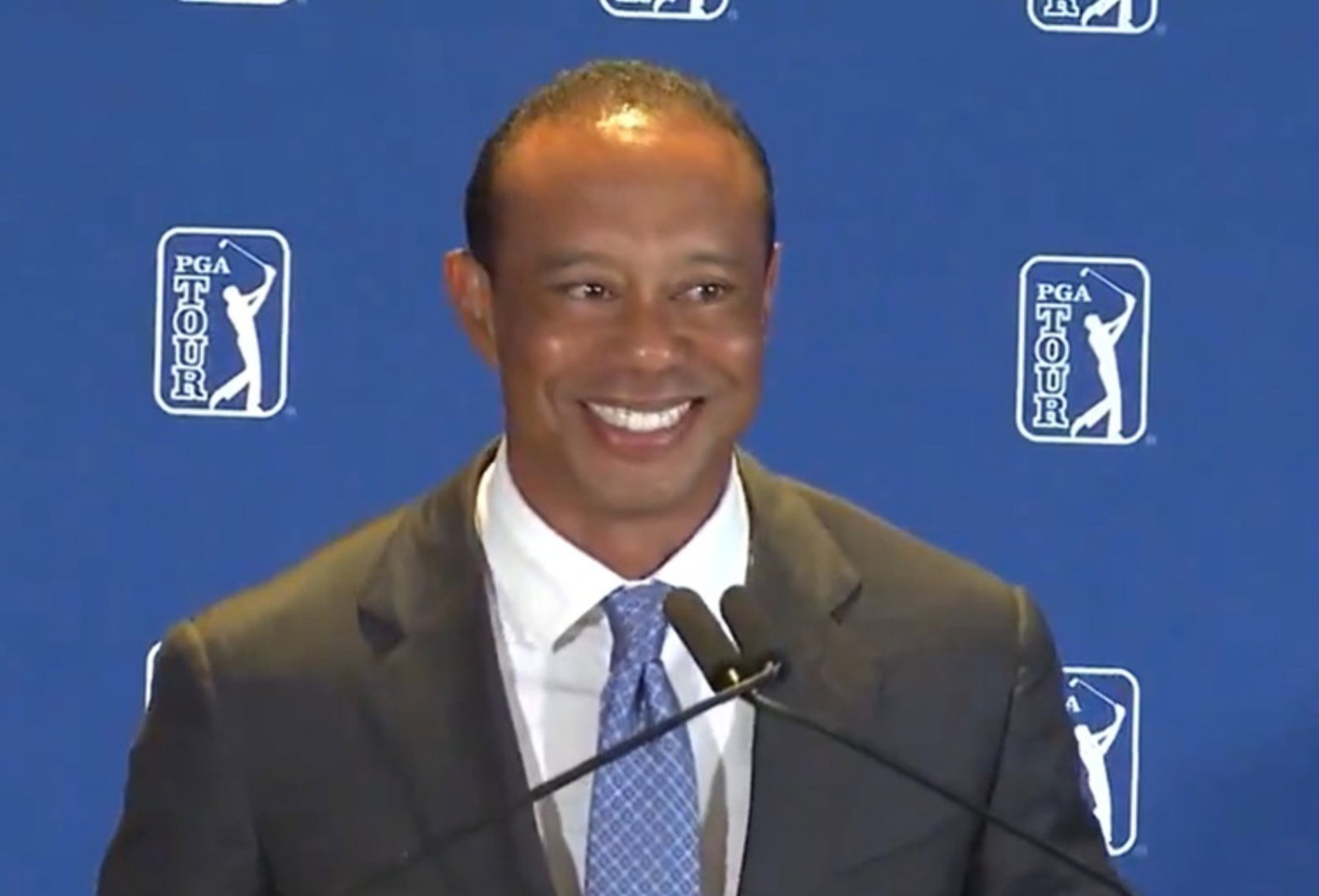 Tiger Woods on Tuesday [PGA Tour / X]