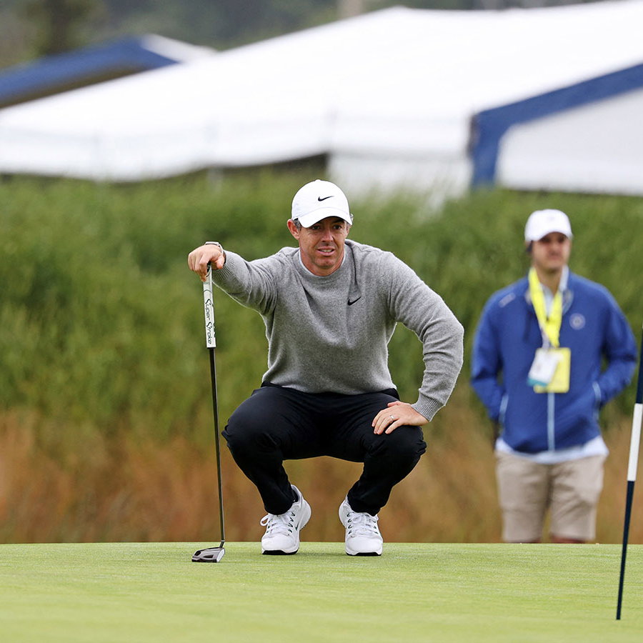 Rory McIlroy during Round 1 of the 2026 U.S. Open. Image: Reuters