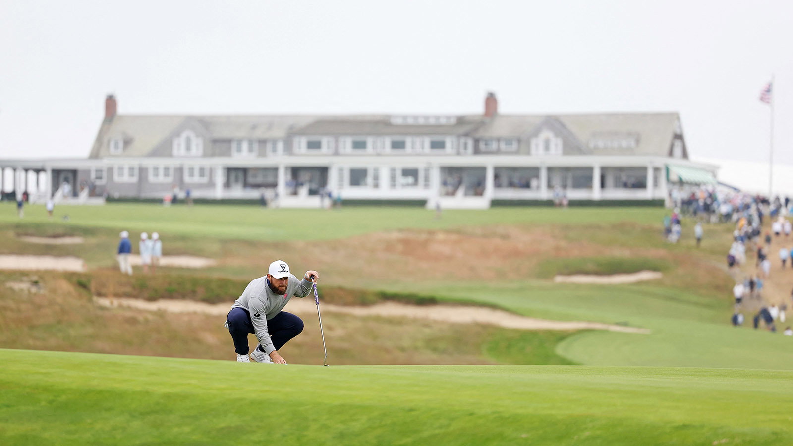 Tyrrell Hatton in action during round 1 of the U.S. Open. Image: Reuters
