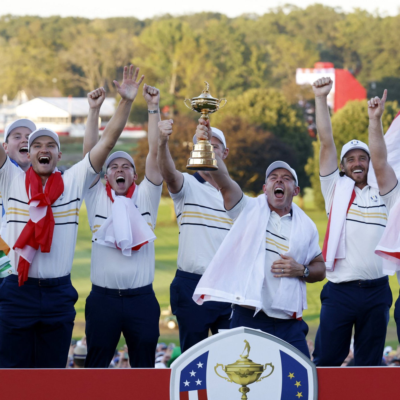 Europe completed a sensational away victory in New York last September
