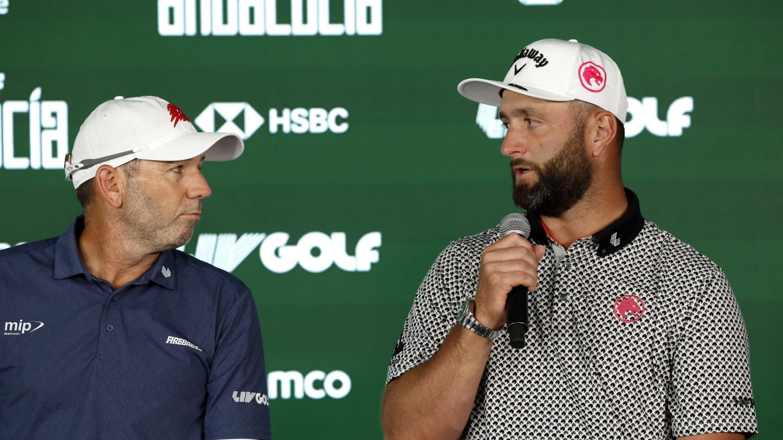 Sergio Garcia and Jon Rahm