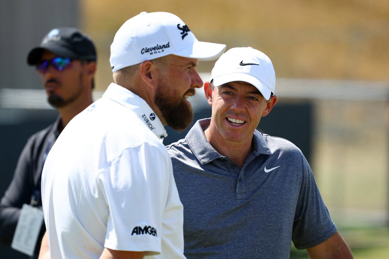 Former Open champions Shane Lowry and Rory McIlroy