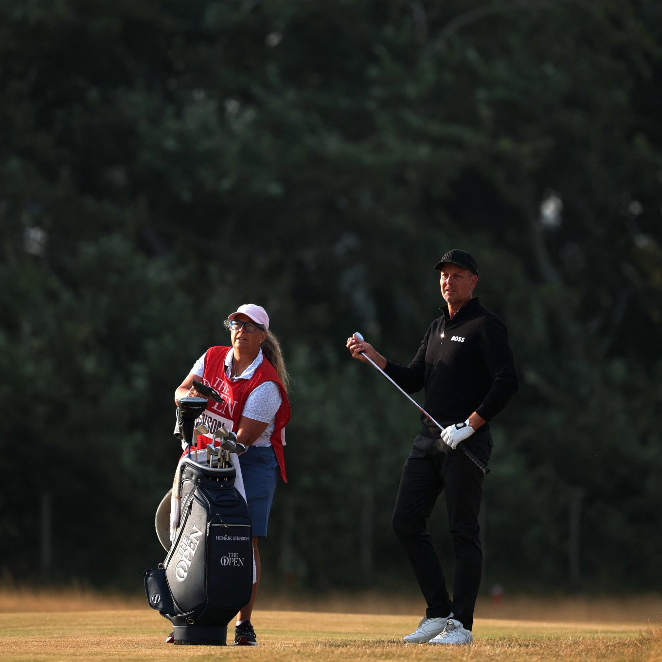 Henrik Stenson and Fanny Sunesson