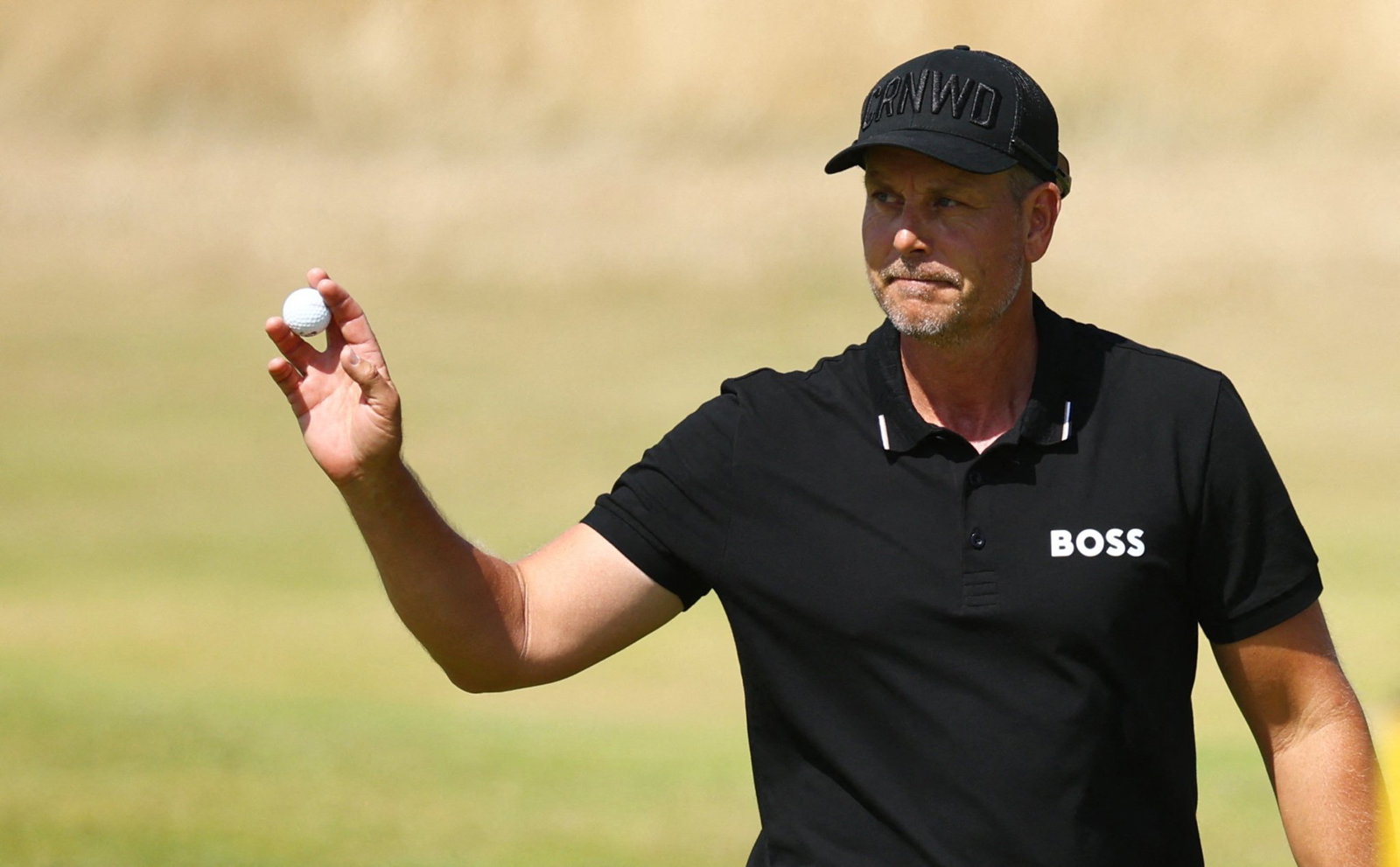 Henrik Stenson on day one of The Open