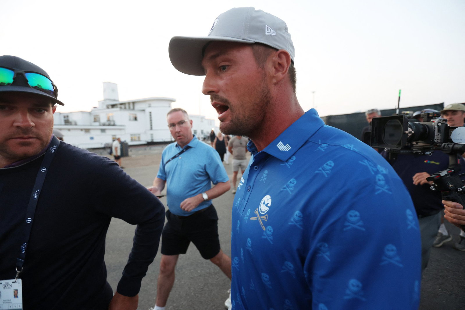 DeChambeau headed to the range after the decision