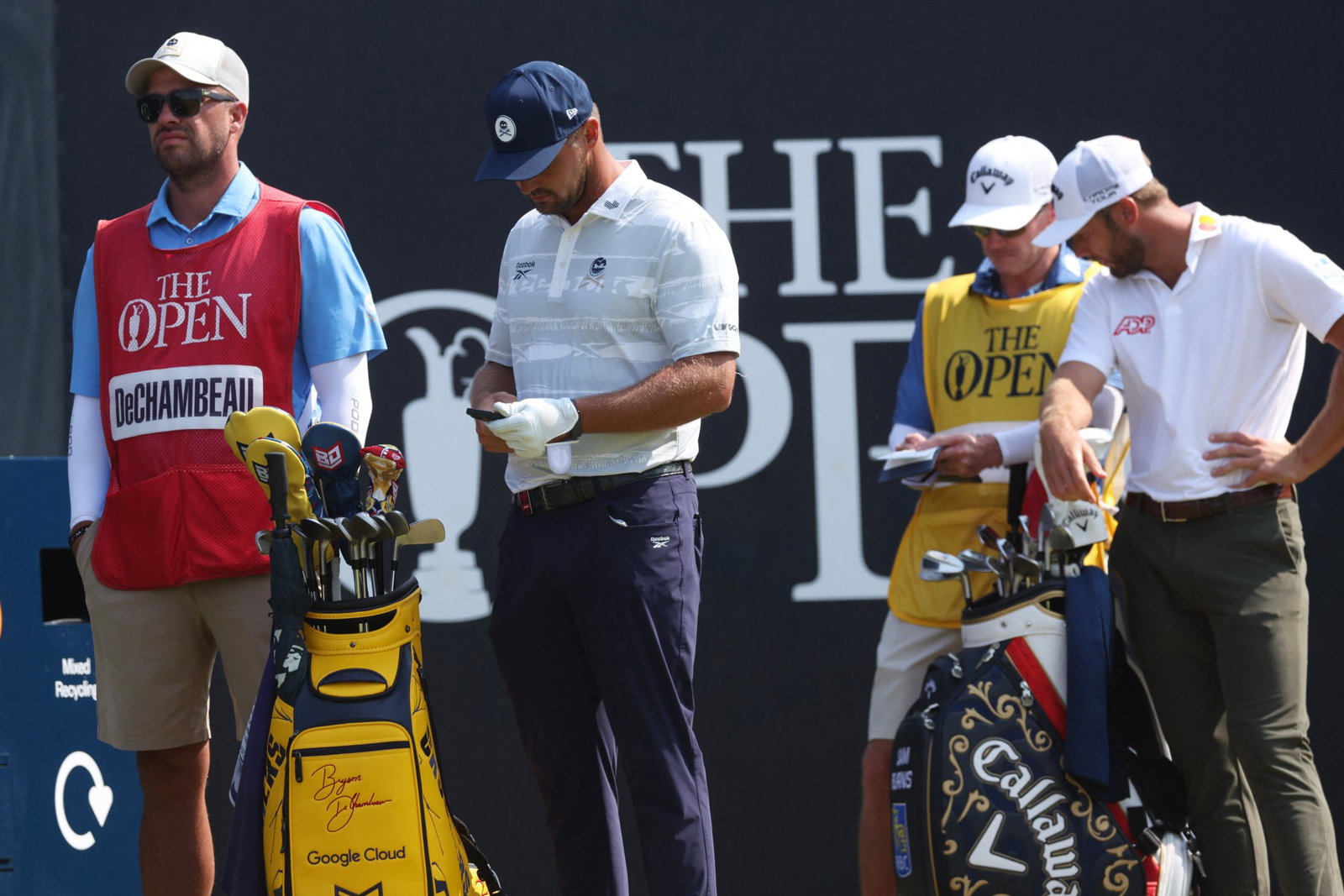 Bryson DeChambeau and Sam Burns