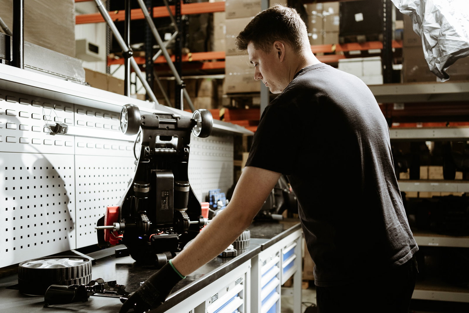 Stewart Golf's trolleys are still designed, manufactured and hand-finished in the UK. Courtesy Stewart Golf