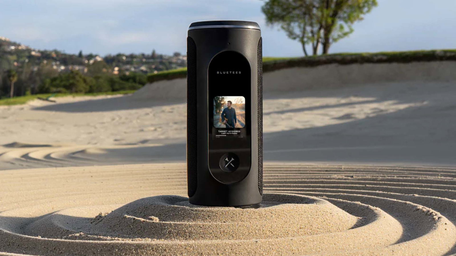 The Blue Tees Player Pro Golf Speaker. Courtesy Blue Tees