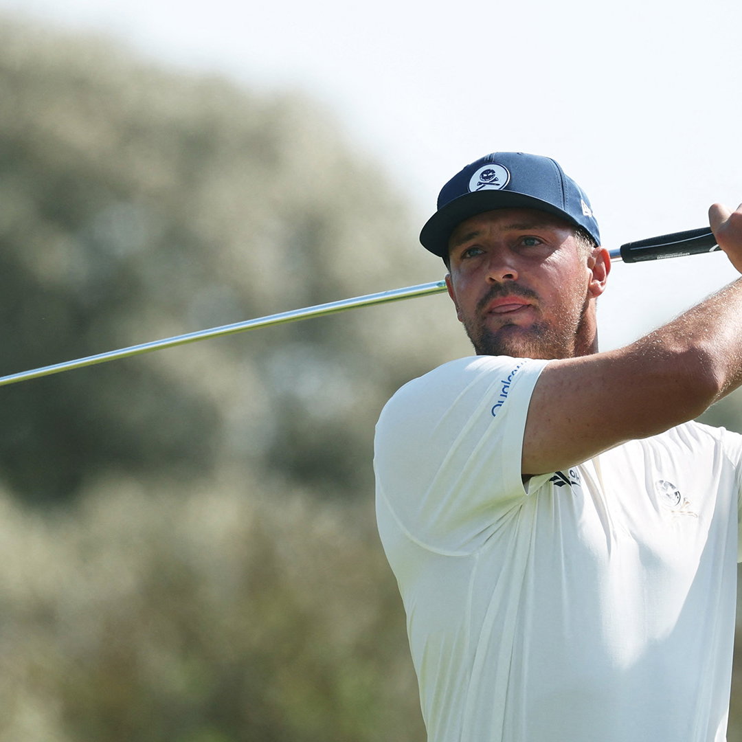 Bryson DeChambeau in action during the The 154th Open Championship. Image: Reuters
