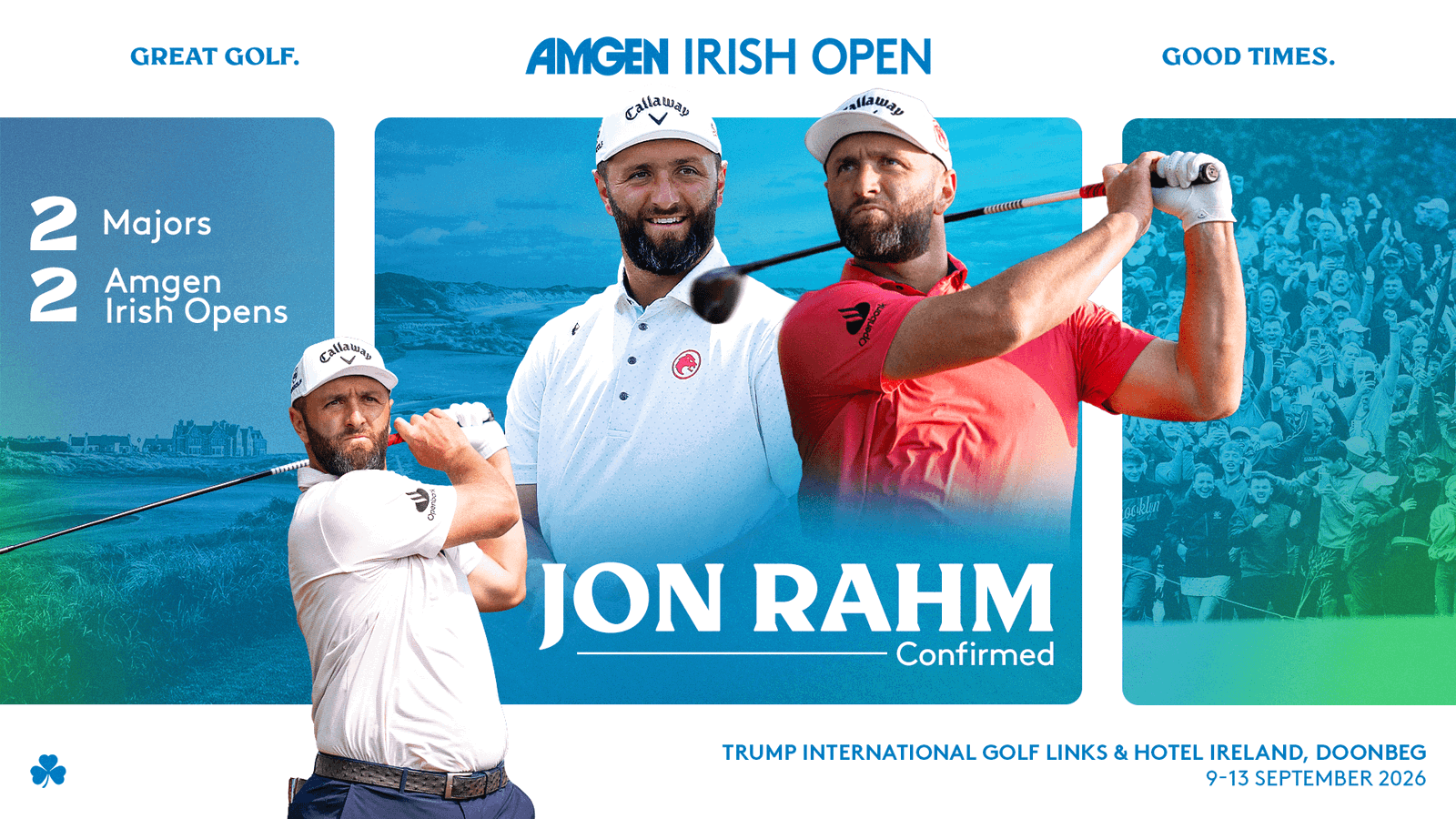 Rahm is back at the Irish Open