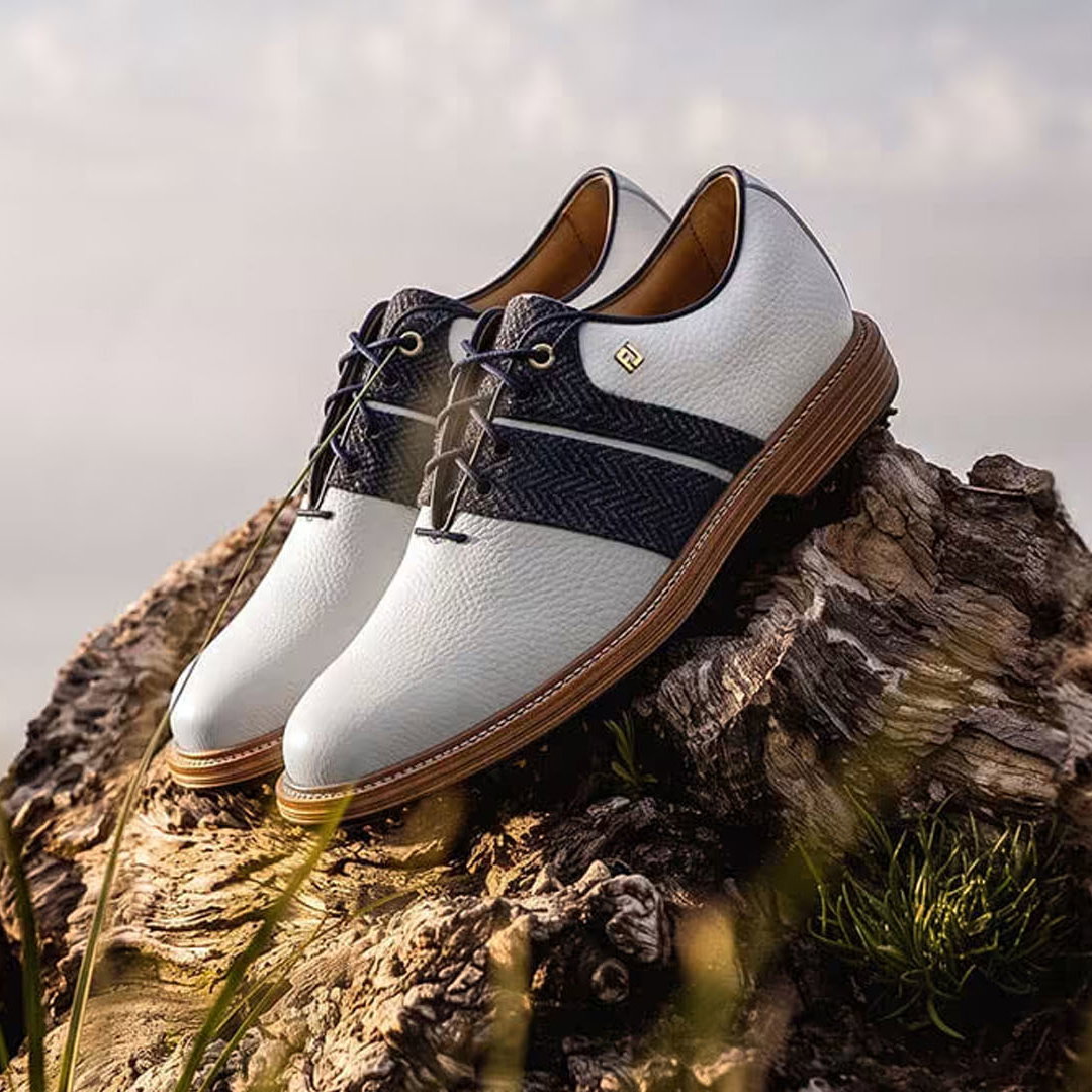 The 2026 FootJoy x Harris Tweed Premiere Series Packard. Courtesy FootJoy