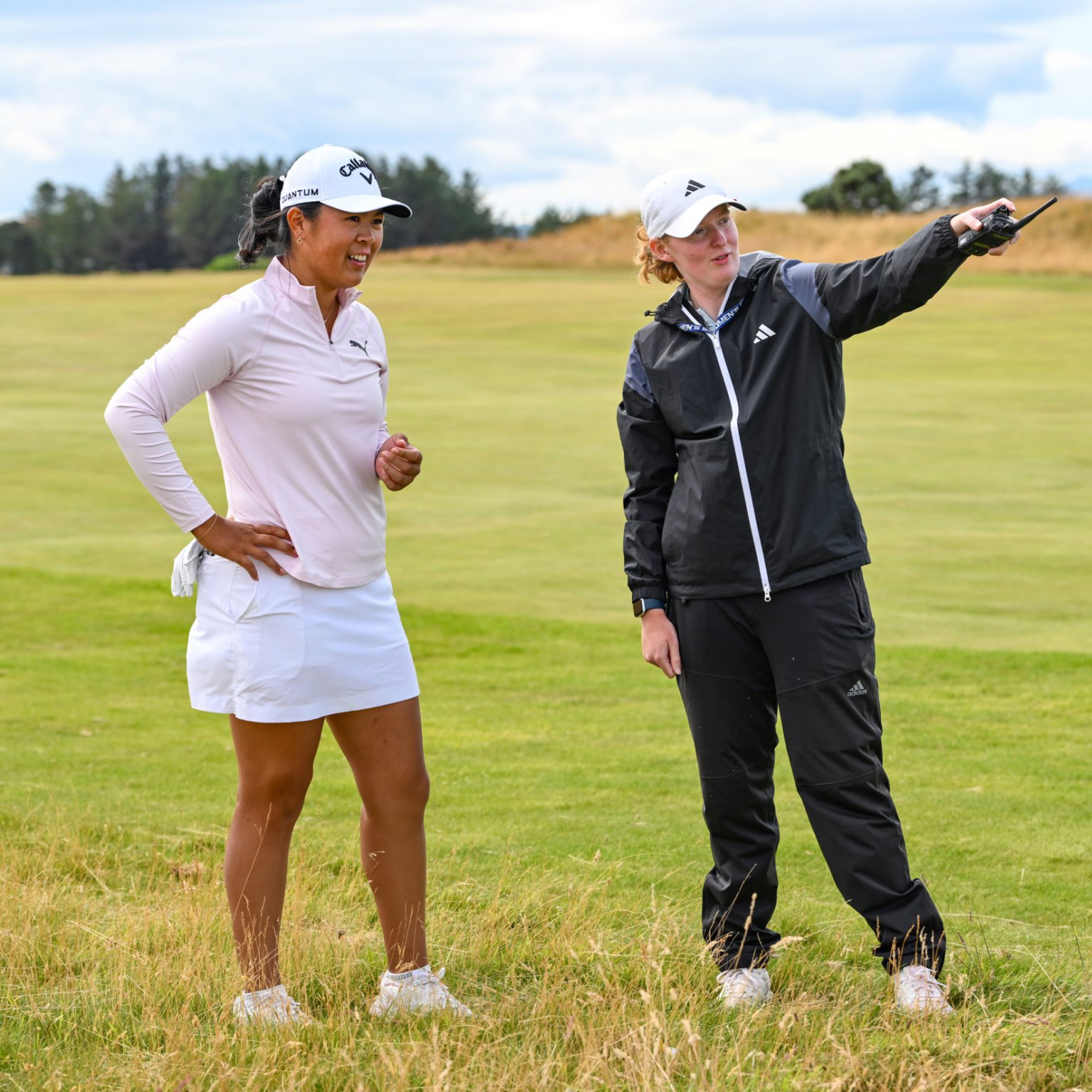 Anna Huang and LET Referee Lauren Jones (Oli Brady)